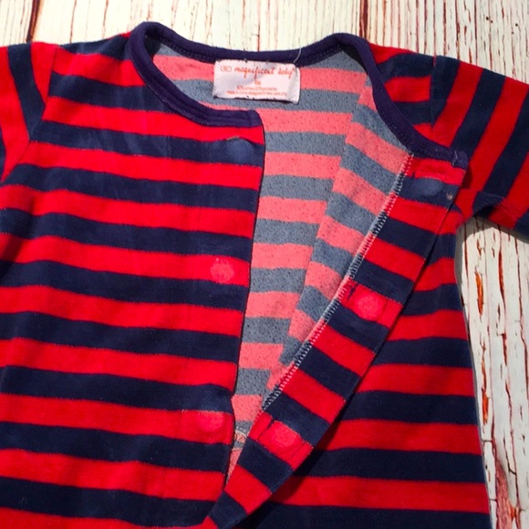 Magnificent Baby Magnetic Closure Footie - Picture 5 of 7